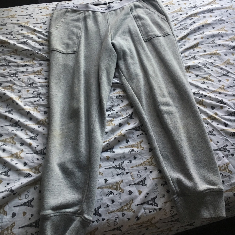 calvin klein grey sleepwear